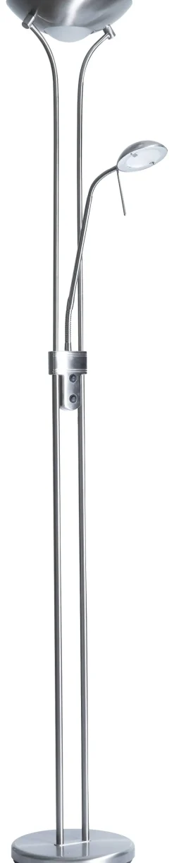 POCOline Stehlampe Lobo nickel Metall Acryl H/D: ca. 173x26 cm