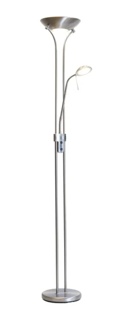 POCOline Stehlampe Lobo nickel Metall Acryl H/D: ca. 173x26 cm