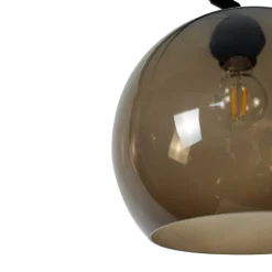 POCOline Stehlampe Olga schwarz Metall B/H/L: ca. 86x175x25 cm E27 1 Brennstellen