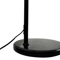 POCOline Stehlampe Olga schwarz Metall B/H/L: ca. 86x175x25 cm E27 1 Brennstellen
