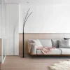 POCOline Stehlampe Palmier schwarz Alu Metall H: ca. 180 cm 5 Brennstellen
