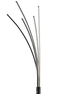 POCOline Stehlampe Palmier schwarz Alu Metall H: ca. 180 cm 5 Brennstellen