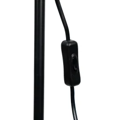 POCOline Stehlampe Zero schwarz Kunststoff Metall H/D: ca. 143x28 cm E27 1 Brennstellen