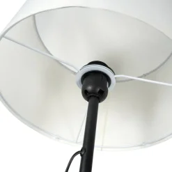 POCOline Stehlampe Zero schwarz Kunststoff Metall H/D: ca. 143x28 cm E27 1 Brennstellen