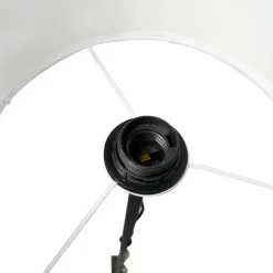 POCOline Stehlampe Zero schwarz Kunststoff Metall H/D: ca. 143x28 cm E27 1 Brennstellen