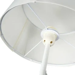 POCOline Stehlampe Zero weiß Metall Kunststoff H/D: ca. 143x28 cm E27 1 Brennstellen