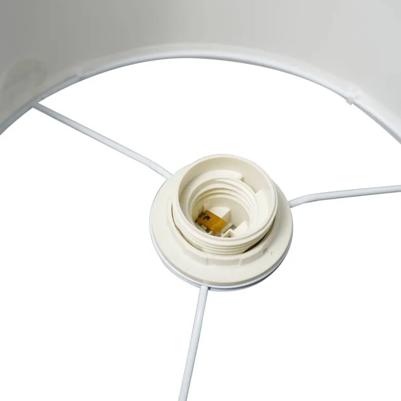POCOline Stehlampe Zero weiß Metall Kunststoff H/D: ca. 143x28 cm E27 1 Brennstellen