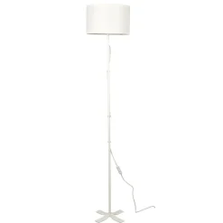 POCOline Stehlampe Zero weiß Metall Kunststoff H/D: ca. 143x28 cm E27 1 Brennstellen