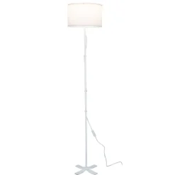 POCOline Stehlampe Zero weiß Metall Kunststoff H/D: ca. 143x28 cm E27 1 Brennstellen