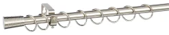 POCOline Stilgarnituren Kappe Chrom Metall D: ca. 1,9 cm ausziehbar von ca. 130 bis 240 cm 1.0 Läufe
