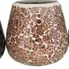 POCOline Teelichthalter schwarz Glas