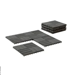 POCOline Terrassenfliese Anthrazit anthrazit B/L: ca. 30x30 cm