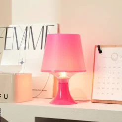 POCOline Tischleuchte Louie pink E14 1 Brennstellen