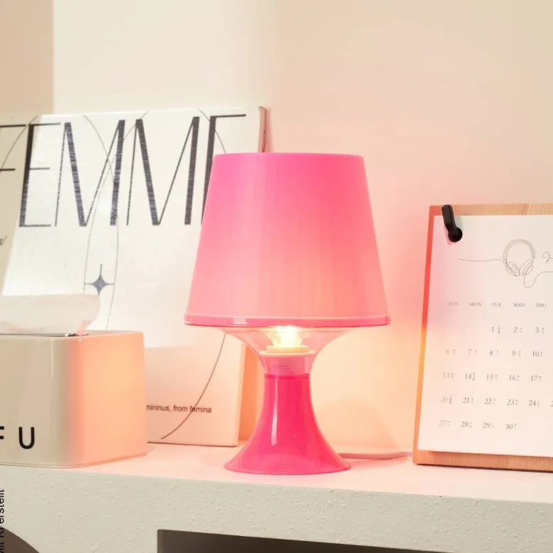 POCOline Tischleuchte Louie pink E14 1 Brennstellen