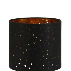 POCOline Tischleuchte Malaysia schwarz gold Metall H/D: ca. 35x17 cm null 1 Brennstellen