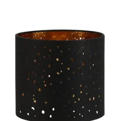 POCOline Tischleuchte Malaysia schwarz gold Metall H/D: ca. 35x17 cm null 1 Brennstellen