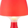 POCOline Tischleuchte Sveta rot Kunststoff H: ca. 24 cm E14 1 Brennstellen