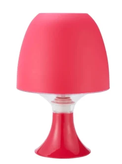 POCOline Tischleuchte Sveta rot Kunststoff H: ca. 24 cm E14 1 Brennstellen