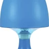 POCOline Tischleuchte Sveta blau Kunststoff H: ca. 24 cm E14 1 Brennstellen