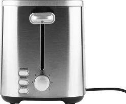 POCOline Toaster silber Edelstahl Kunststoff B/H/L: ca. 16,8x19x28,4 cm