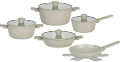 POCOline Topfset creme Aluminium 13 tlg.