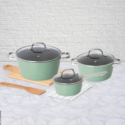POCOline Topfset salbei Aluminium 6 tlg.