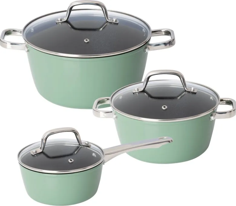 POCOline Topfset salbei Aluminium 6 tlg.