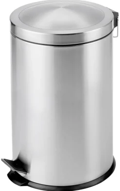POCOline Treteimer silber Edelstahl