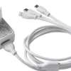 POCOline USB-Adapter-Set ca. 1,15 m weiß Kunststoff