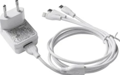 POCOline USB-Adapter-Set ca. 1,15 m weiß Kunststoff