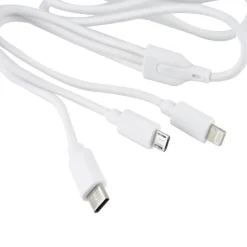 POCOline USB-Adapter-Set ca. 1,15 m weiß Kunststoff