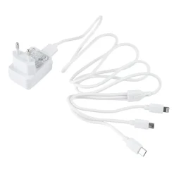 POCOline USB-Adapter-Set ca. 1,15 m weiß Kunststoff
