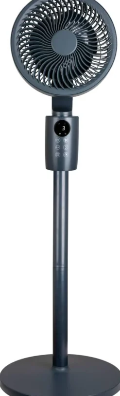 POCOline Ventilator dunkelgrau Metall B/H/L: ca. 33x102x33 cm