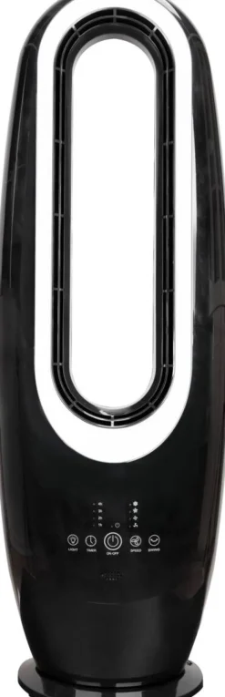 POCOline Ventilator schwarz Kunststoff B/H/L: ca. 29x85x23 cm