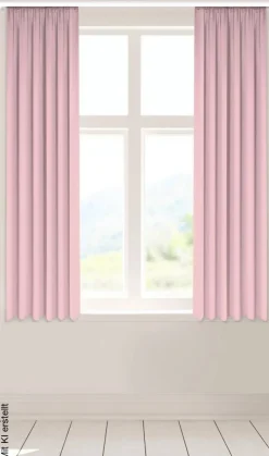 POCOline Verdunklungsvorhang Luna rosa B/L: ca. 135x170 cm
