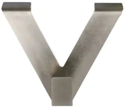 POCOline V-Haken silber 2 Packstücke