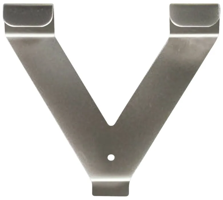POCOline V-Haken silber 2 Packstücke