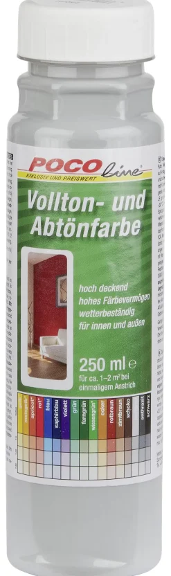 POCOline Vollton- und Abtönfarbe perlgrau ca. 0,25 l