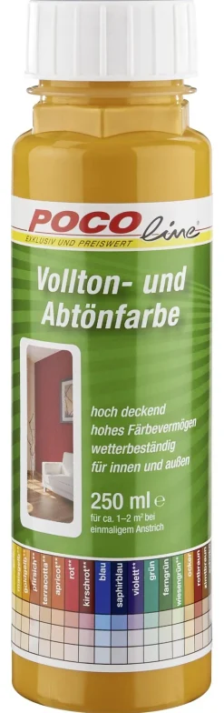 POCOline Vollton- und Abtönfarbe ocker ca. 0,25 l