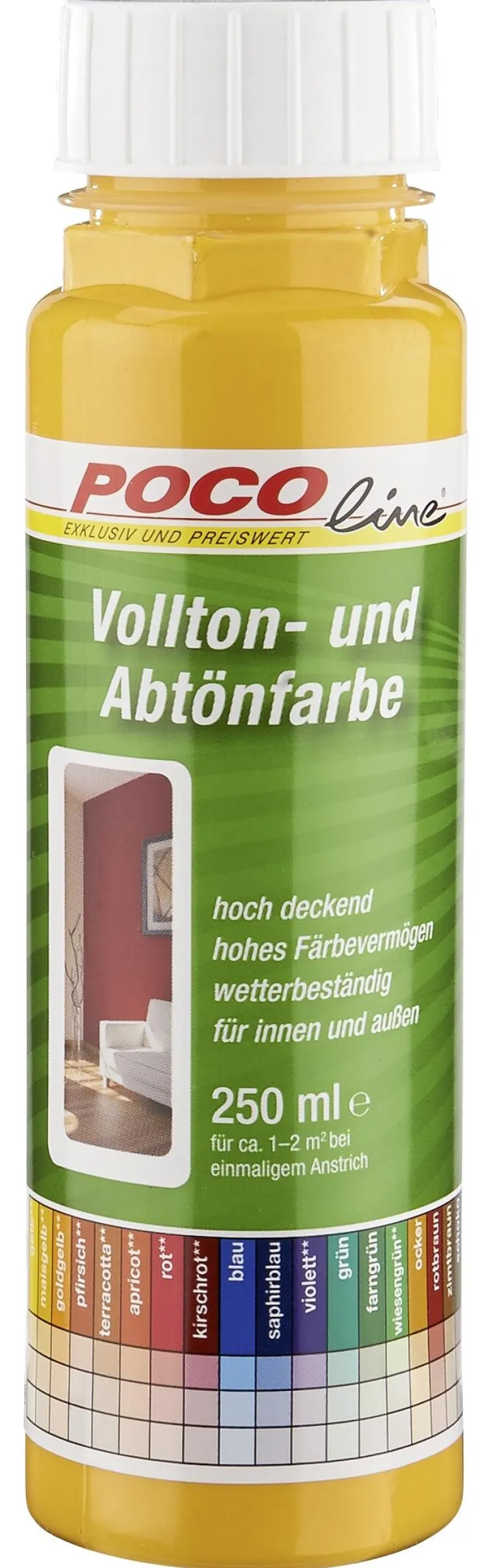 POCOline Vollton- und Abtönfarbe mais ca. 0,25 l