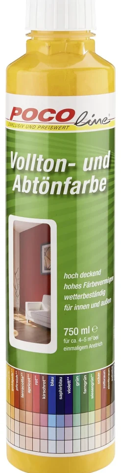 POCOline Vollton- und Abtönfarbe mais ca. 0,75 l