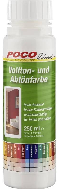 POCOline Vollton- und Abtönfarbe weiß ca. 0,25 l