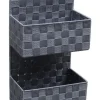 POCOline Wandkorb grau Nylon B/H/L: ca. 15x46x25 cm