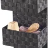 POCOline Wandkorb schwarz Nylon B/H/L: ca. 25x75x15 cm
