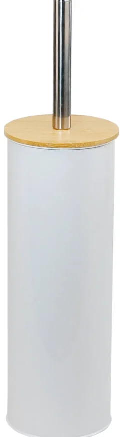 POCOline WC-Garnitur Nordic White weiß Edelstahl