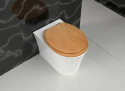 POCOline WC-Sitz Holzoptik MDF
