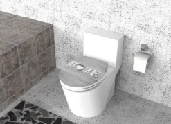 POCOline WC-Sitz Home grau Duroplast