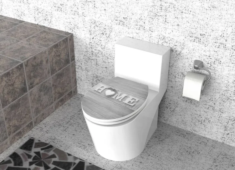 POCOline WC-Sitz Home grau Duroplast