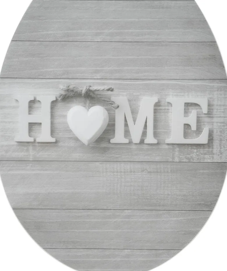 POCOline WC-Sitz Home grau Duroplast