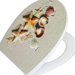 POCOline WC-Sitz Muscheln sand Thermoplast